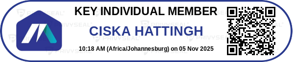 PrivySeal Key Individual Member – Ciska Hattingh